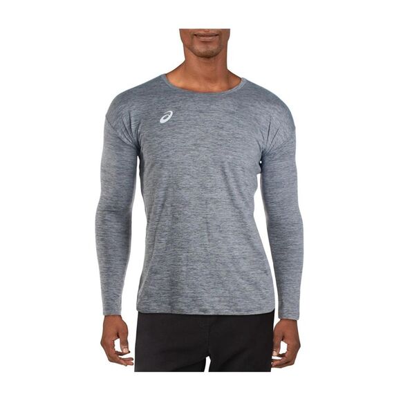 ASICS Mens Hitter Graphic T-Shirt, Grey, NWT - Picture 1 of 1